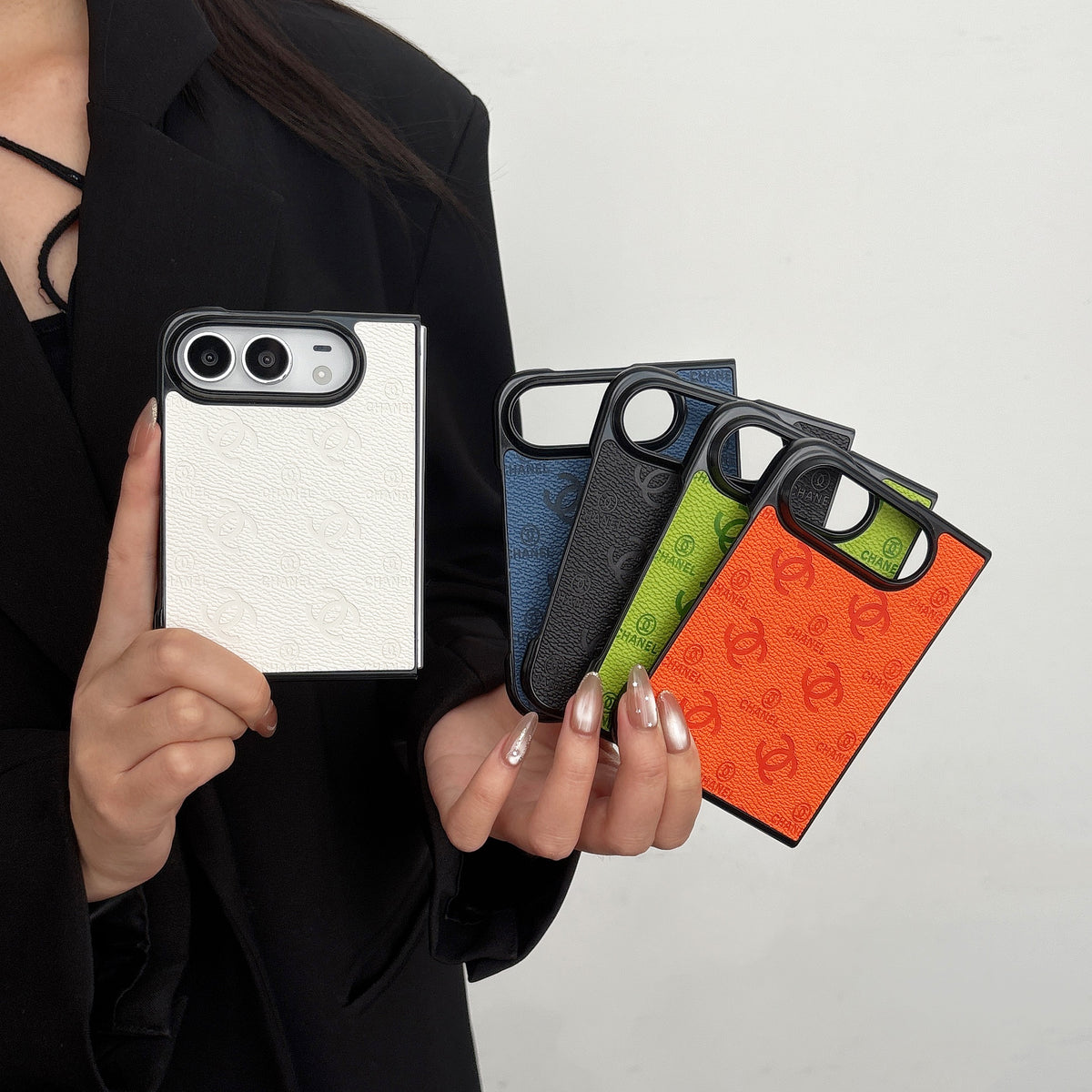 Colorful CC Girl Phone Case For iPhone Duo