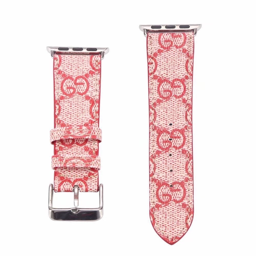 Fancy GG Floral Watchband For iWatch