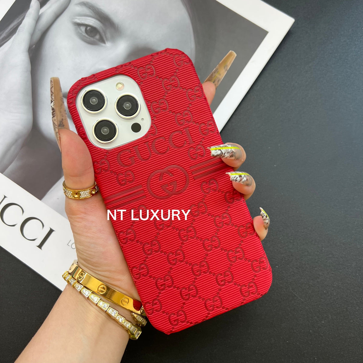 Colorful Good Design Phone Case (Red)