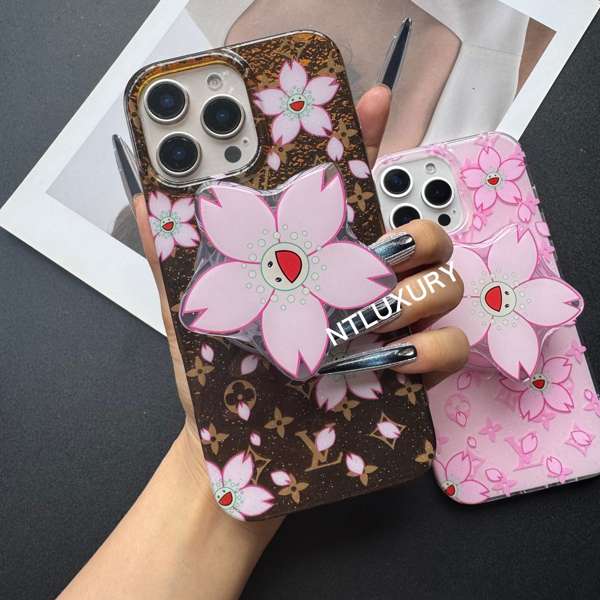 Cover per telefono Amore Girasole con supporto MagSafe
