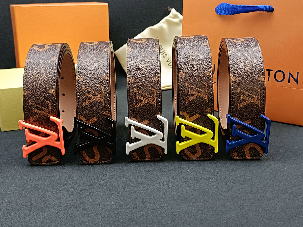 Fashion Colorful Brown Love Belt