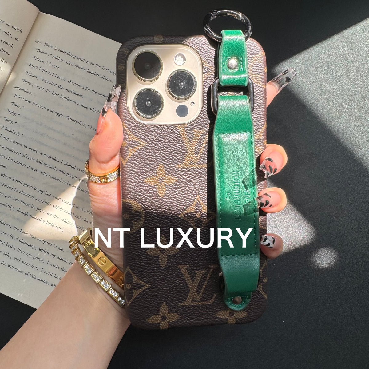 Traditional Leather Waistband Phone Case (Love)