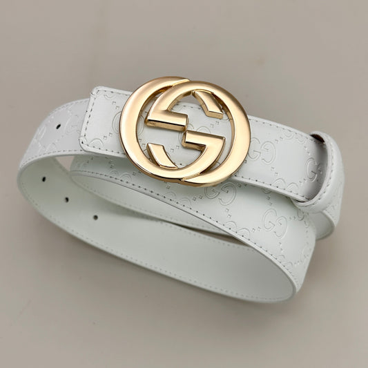 Classic Colored Good Belt (Gold Buckle)