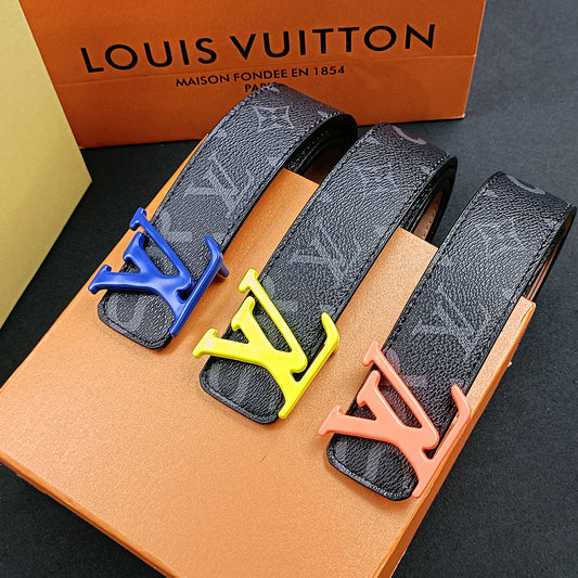 Fashion Colorful Black Love Belt