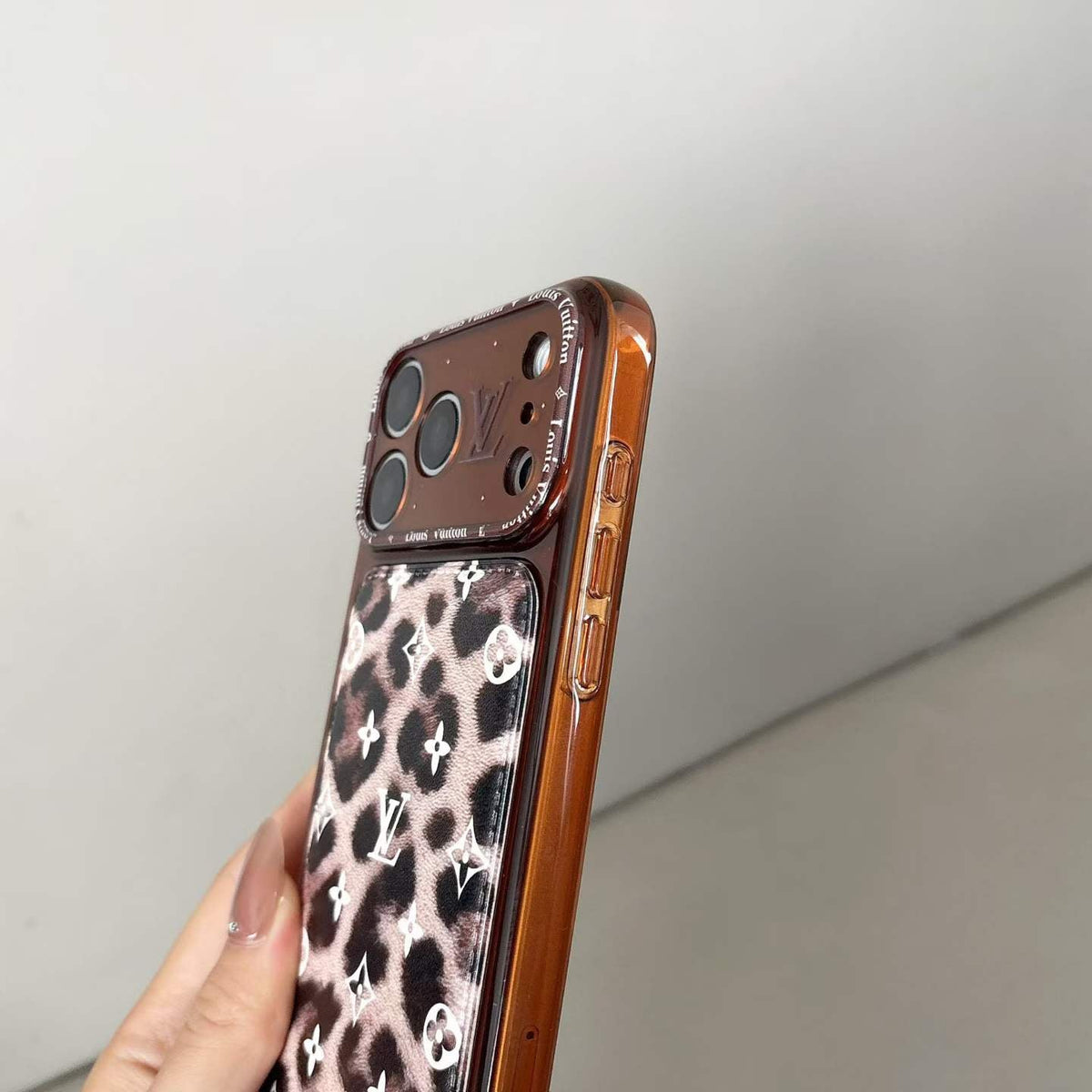Leopard Love Fancy Phone Case With Strap