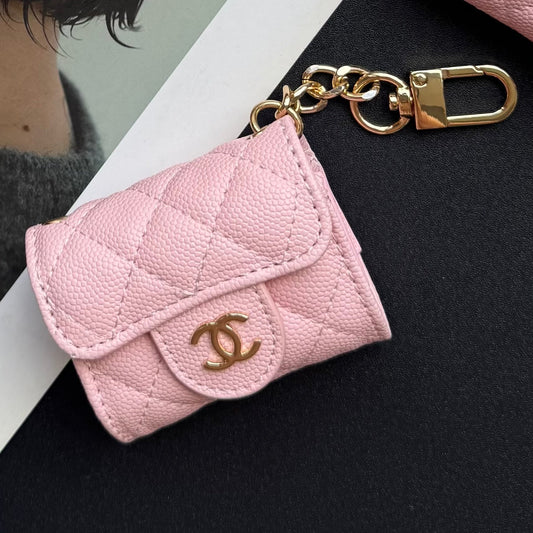 Coco Fine Wallet 3 Set (Litchi Pink)