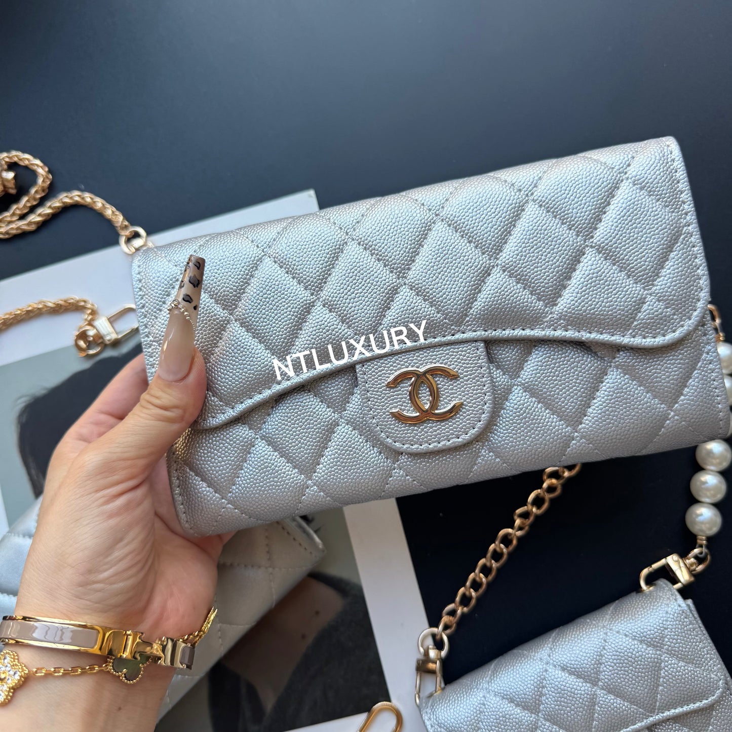 Coco Fine Wallet 4 Set (Silver)