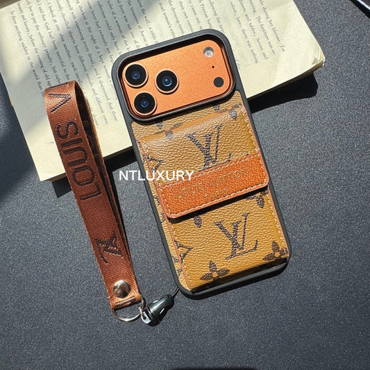 New Fancy Traditional Phone Case with Purse & Stripe (Big Love)