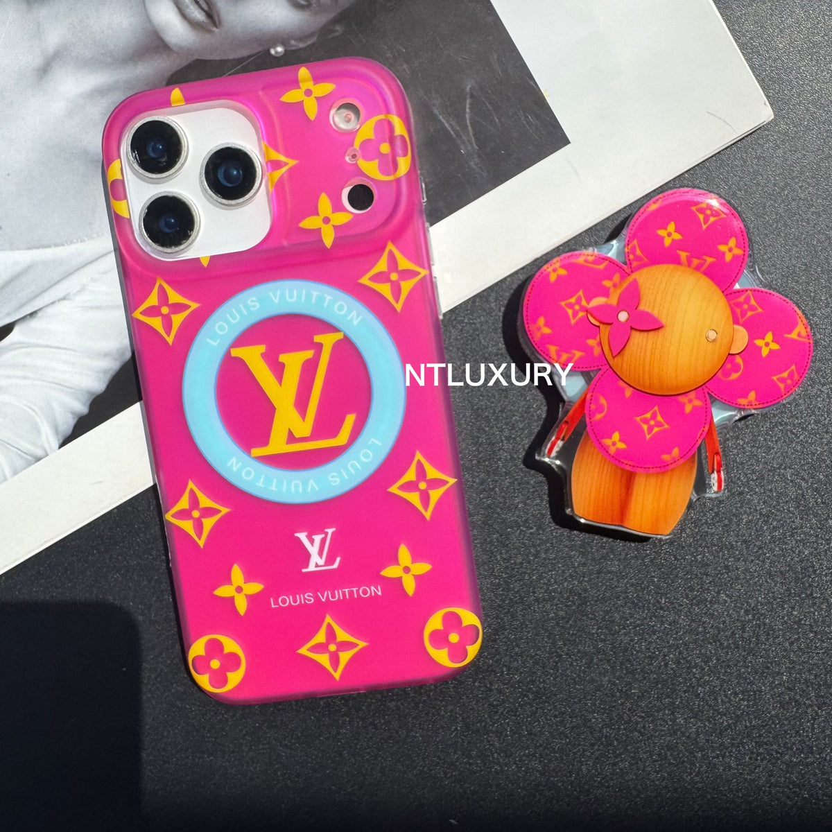 Transfer Color Laser Vivian Magsafe Phone Case with Magsafe Holder