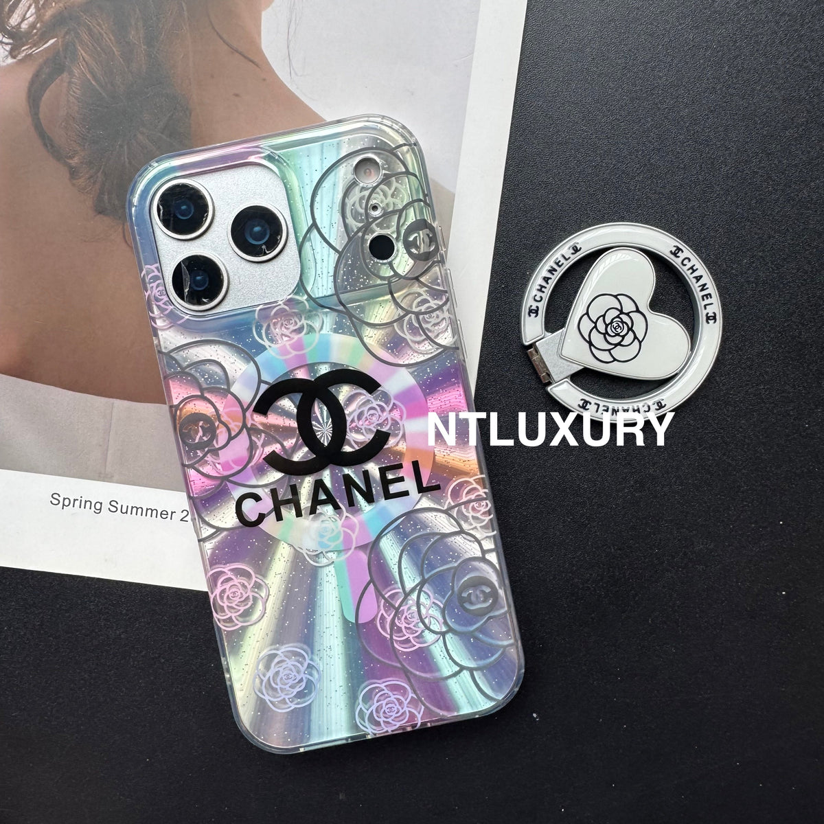 Laser Shining C Phone Case with Magsafe Holder