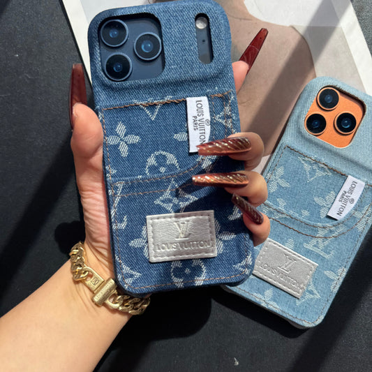Cowboy Love Girl Phone Case with Card Pocket