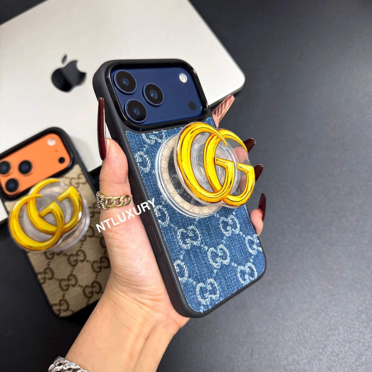 Denim Good Magsafe Design Phone Case With Magsafe Holder