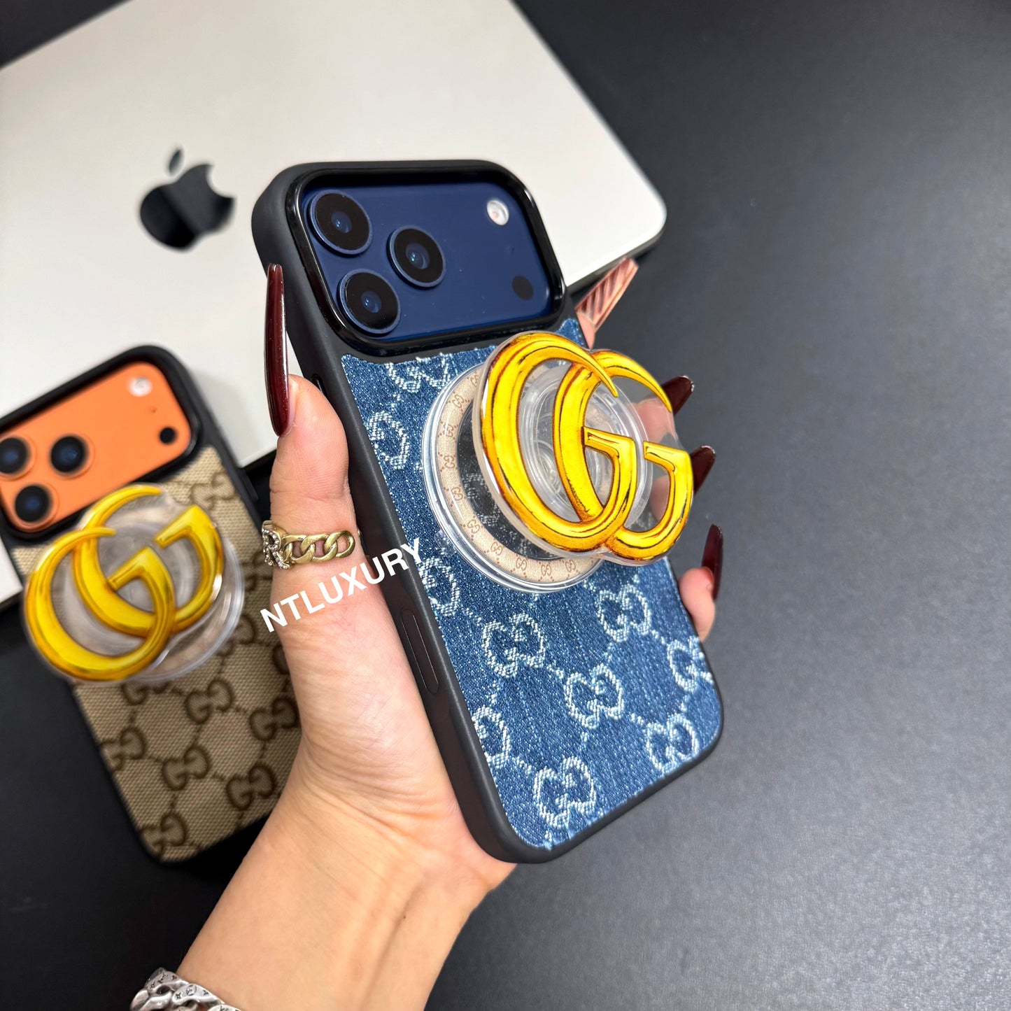 Denim Good Magsafe Design Phone Case With Magsafe Holder