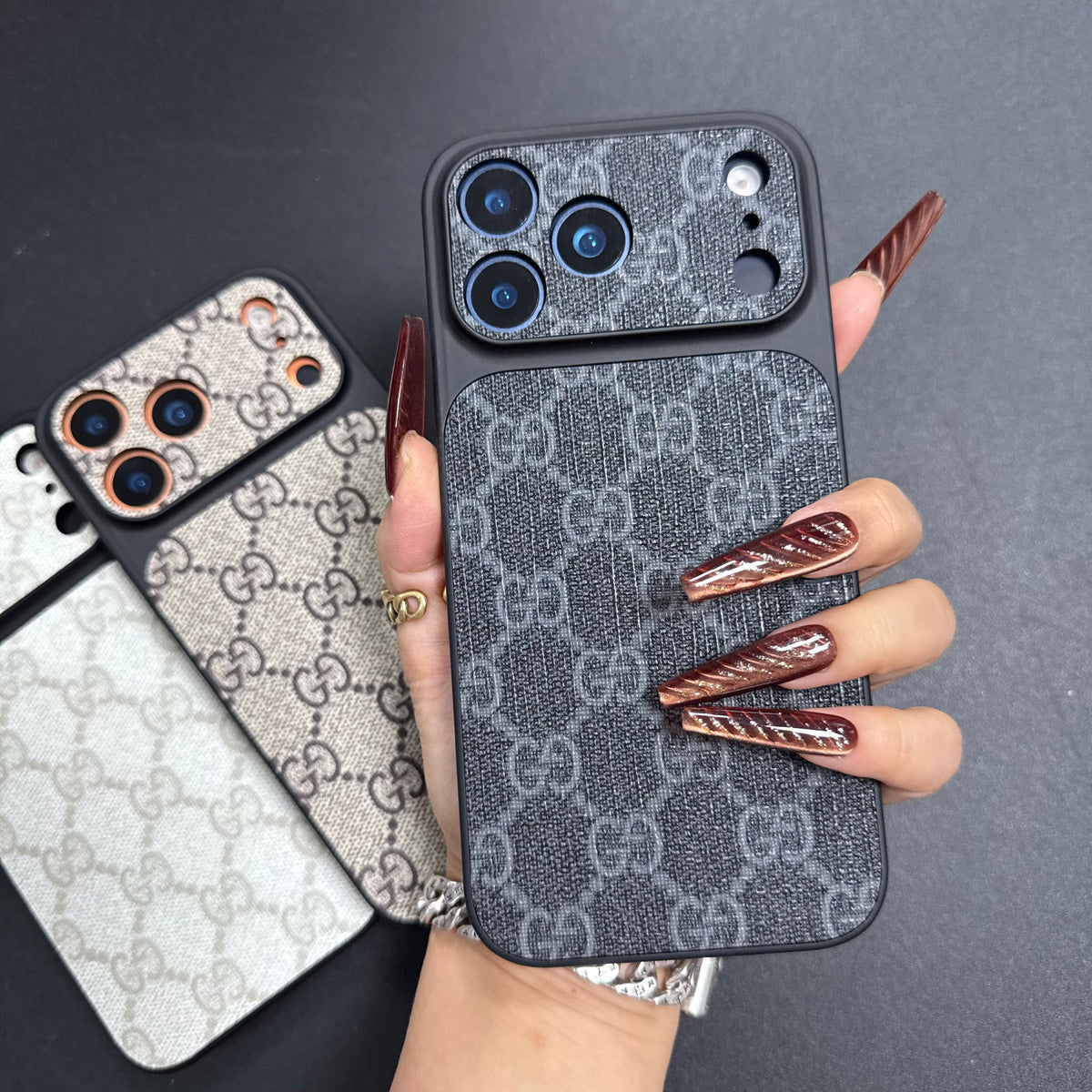 Funda elegante y tradicional de buen diseño para teléfono