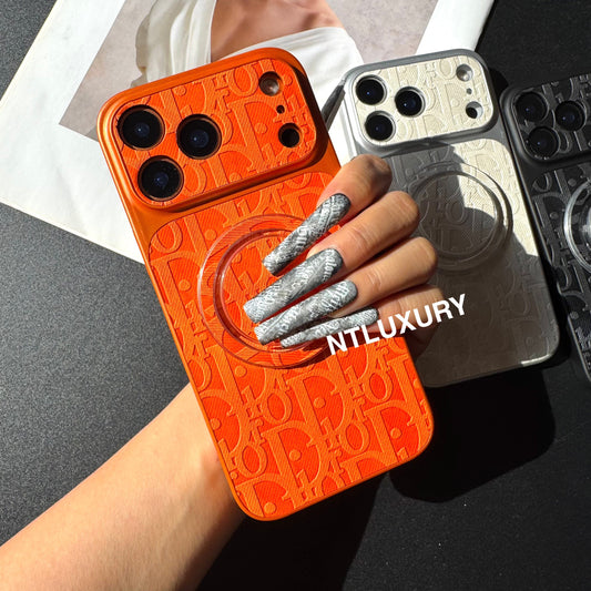 Orange Juice Denim Dove Phone Case with Magsafe Holder