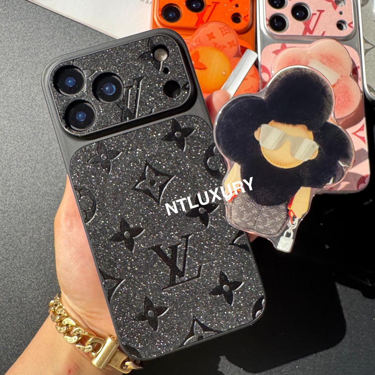 Orange Juice Glitter Love mit MagSafe Halterung (Puppe)