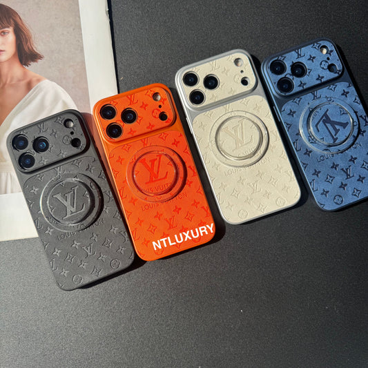 Orange Juice Denim Love Phone Case with Magsafe Holder