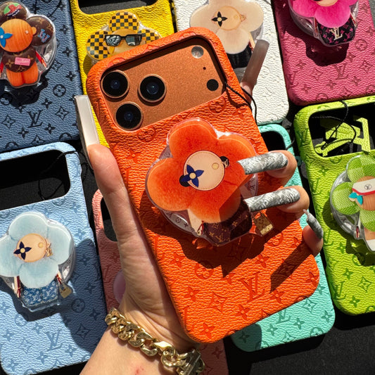 Coque de téléphone au design coloré avec support Magsafe élégant