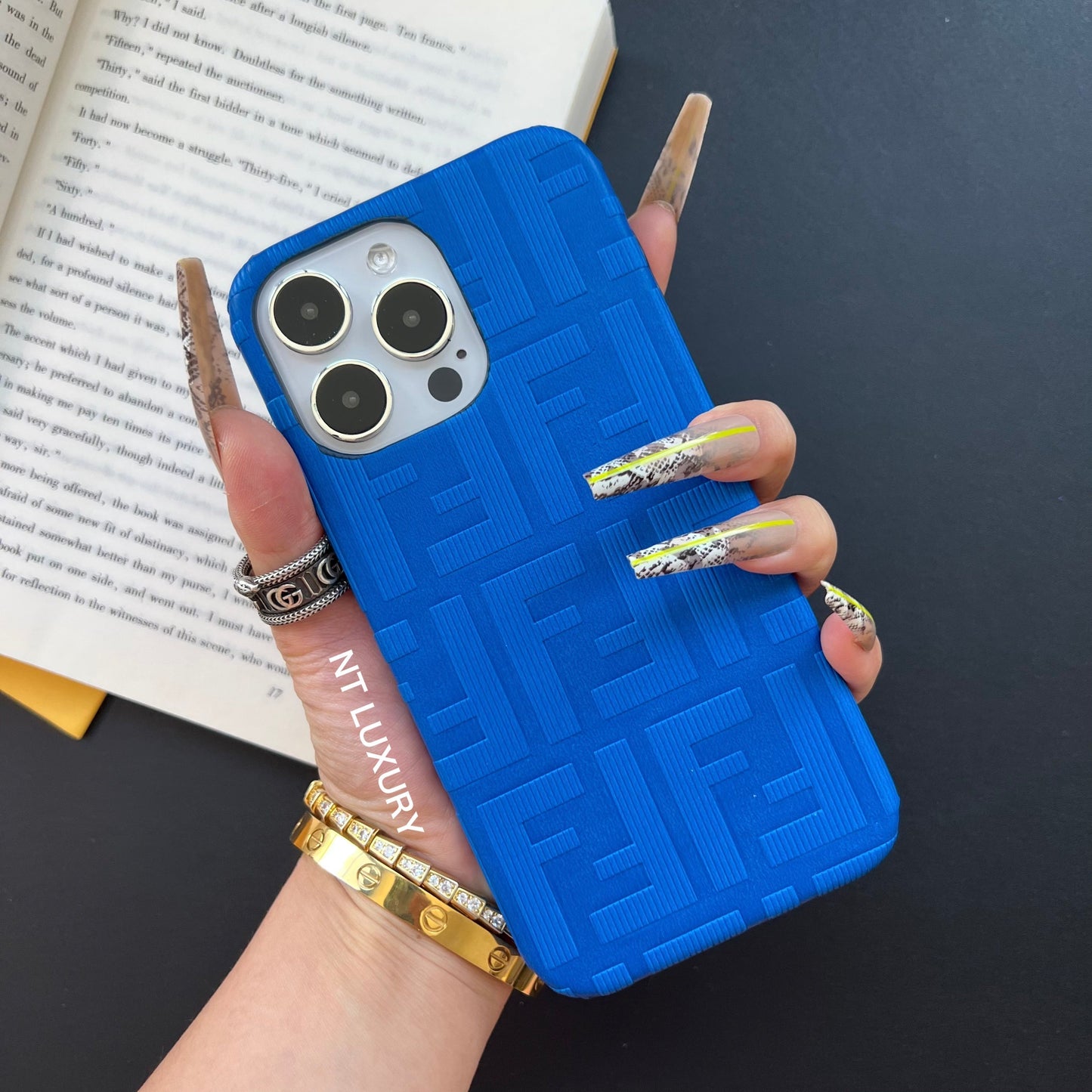 Coque Samsung Colorée et Amusante (Bleue)
