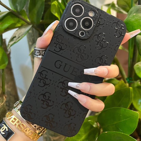 Black Trendy Phone Case (M GU)