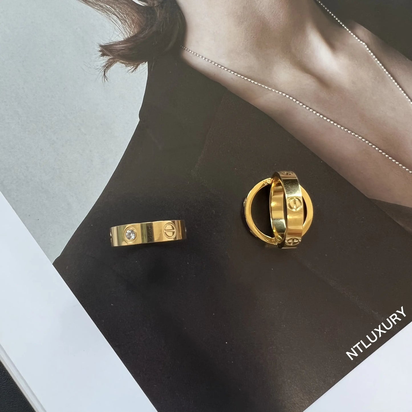 Gold Love Ring