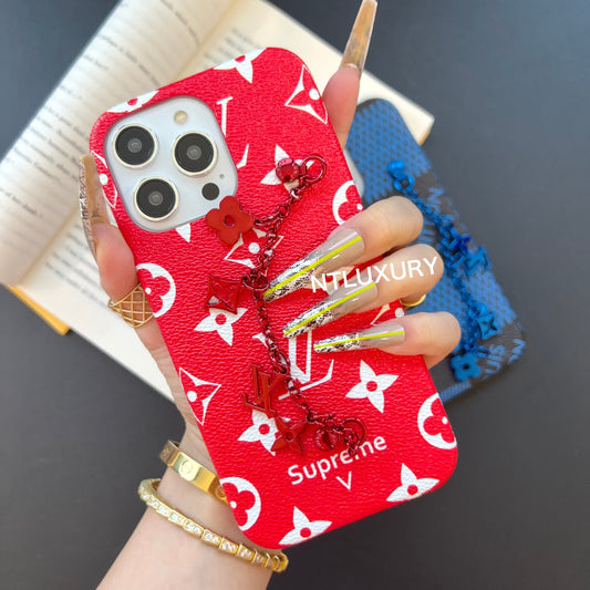 Chic Love Girl Phone Case with Waistband