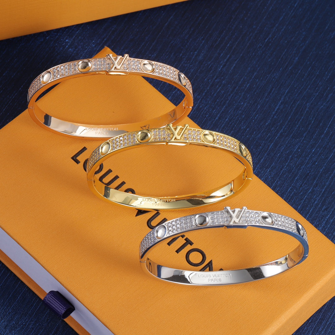 Glitter Love Rhinestone Bracelet