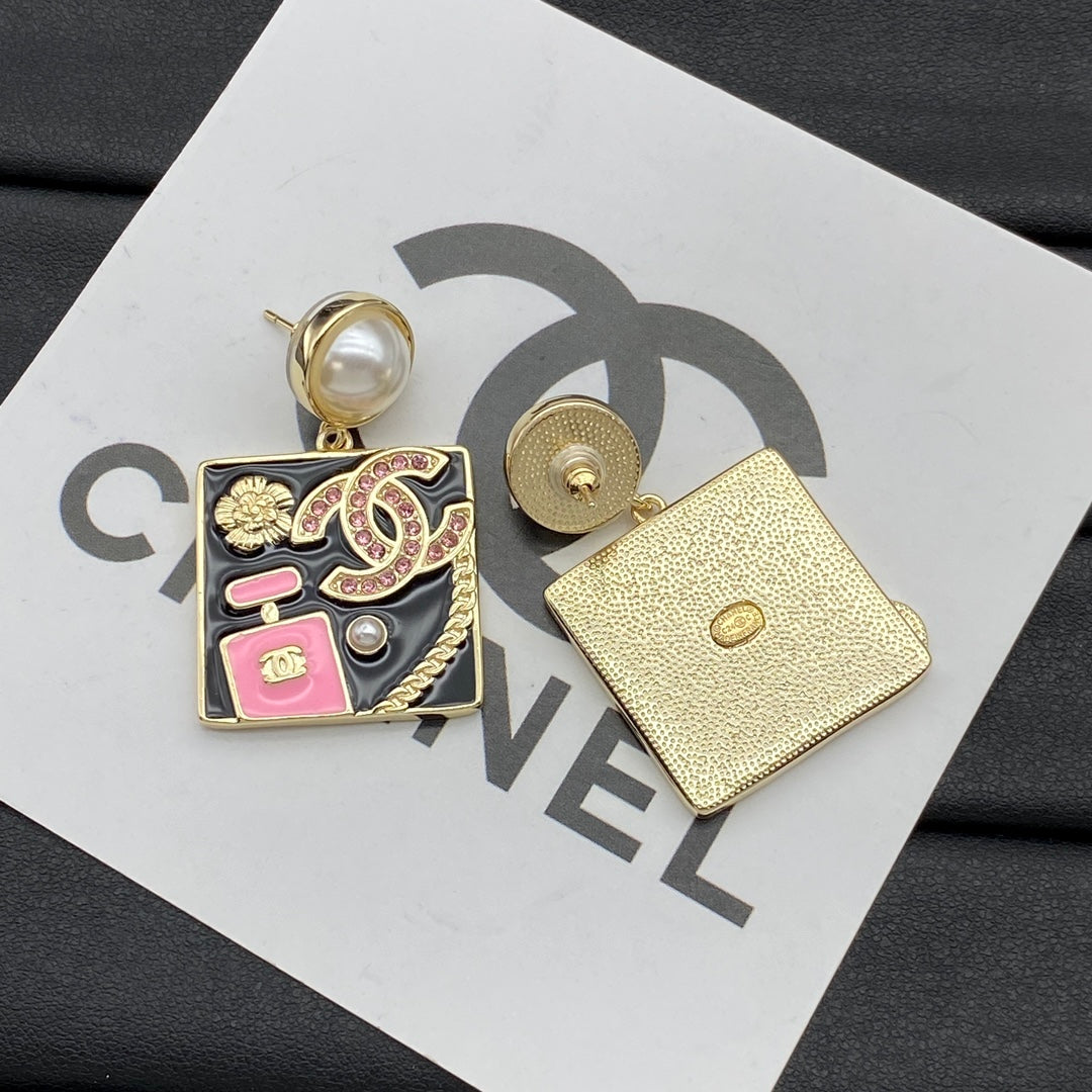 Square Coco Girl Earrings