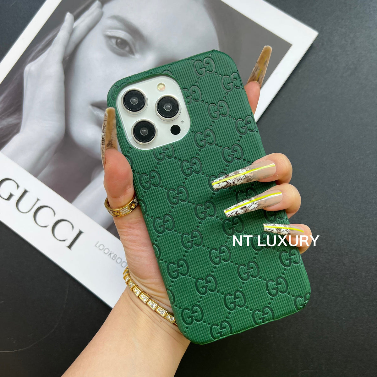 Colorful Full Good Design Phone Case (Green)