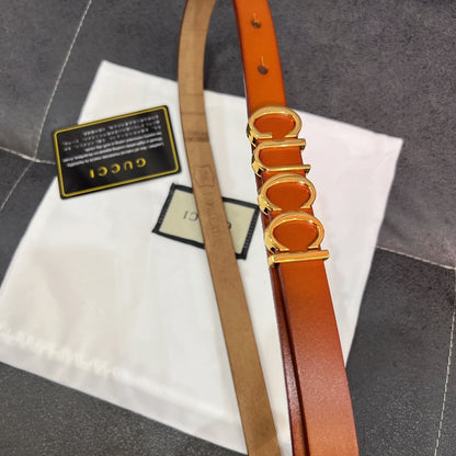 Ceinture étroite à boucle pour femme
