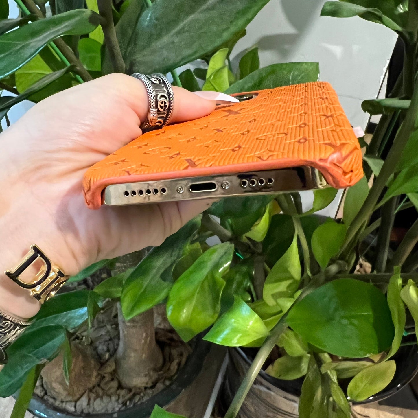 Colorful Love Samsung Case (Orange)