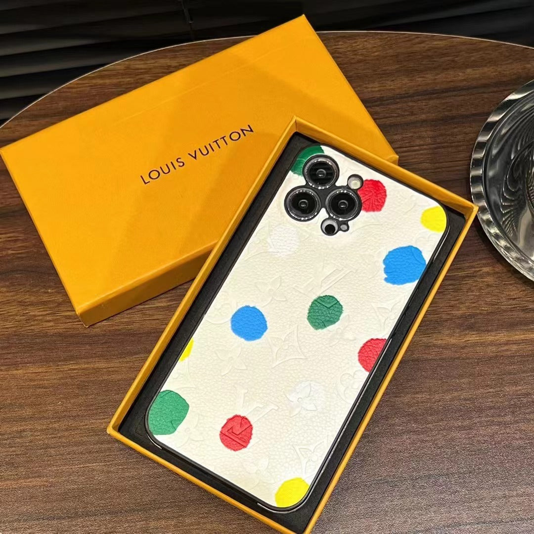 Yayoi Kusama Dots Love Phone Case For iPhone