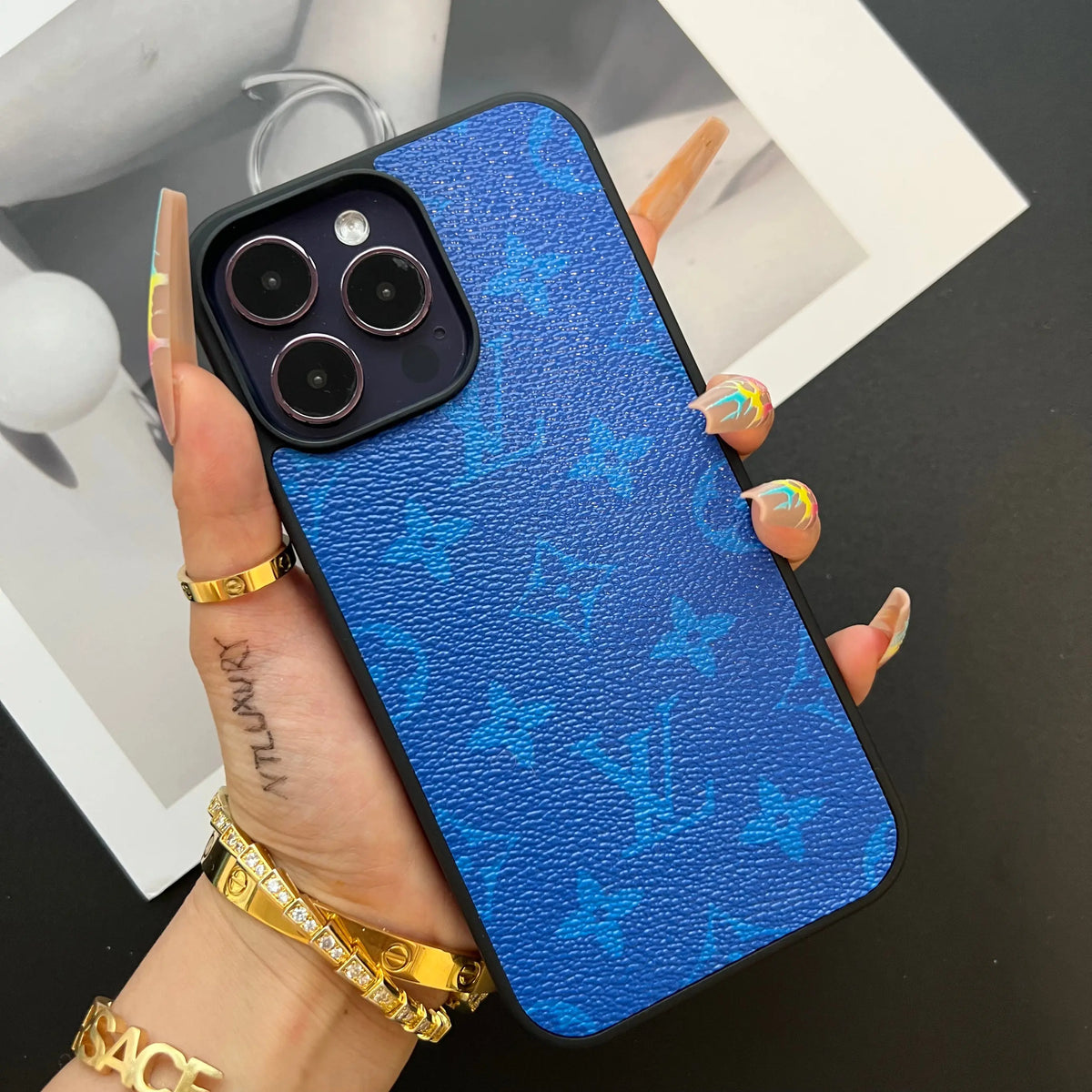 Traditional Colorful Design iPhone Case (Yellow)