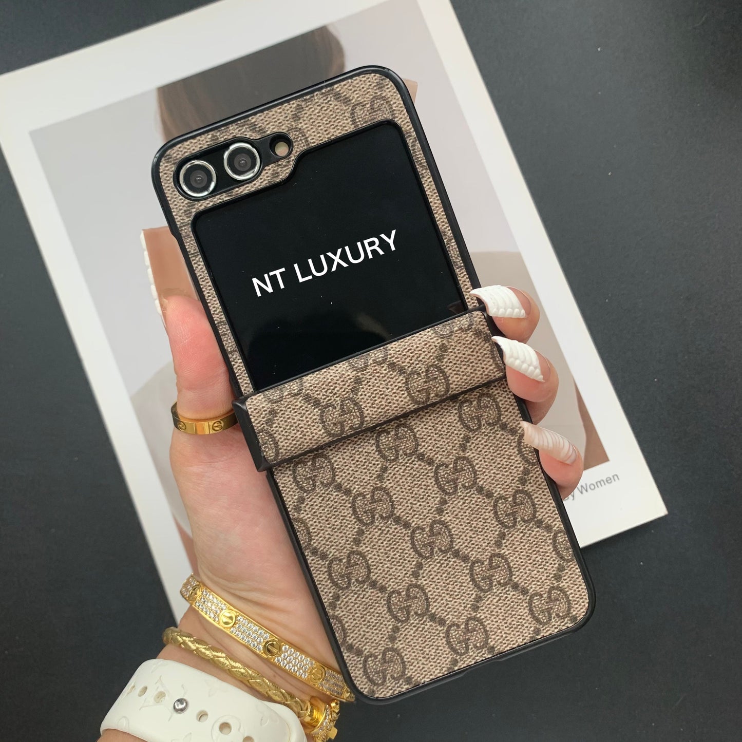 Traditional Floral Samsung Case For Z-Flip Series