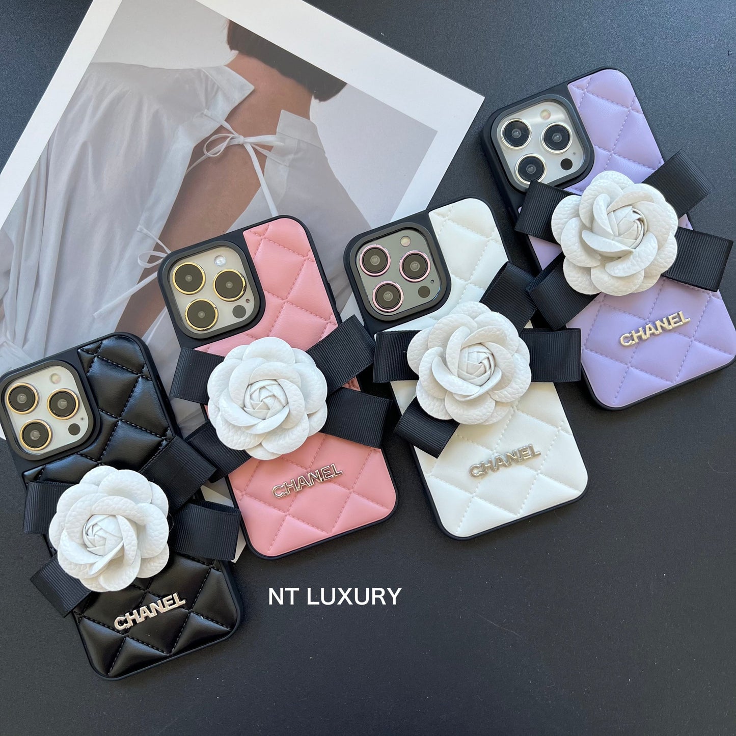 Flower Deco Girl Phone Case