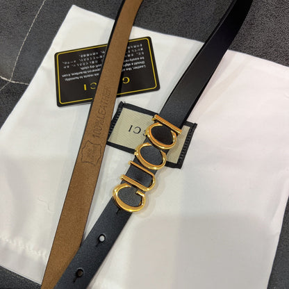 Ceinture étroite à boucle pour femme