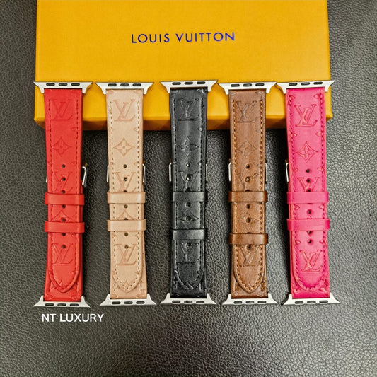Faux Leather Fancy Watchband For iWatch