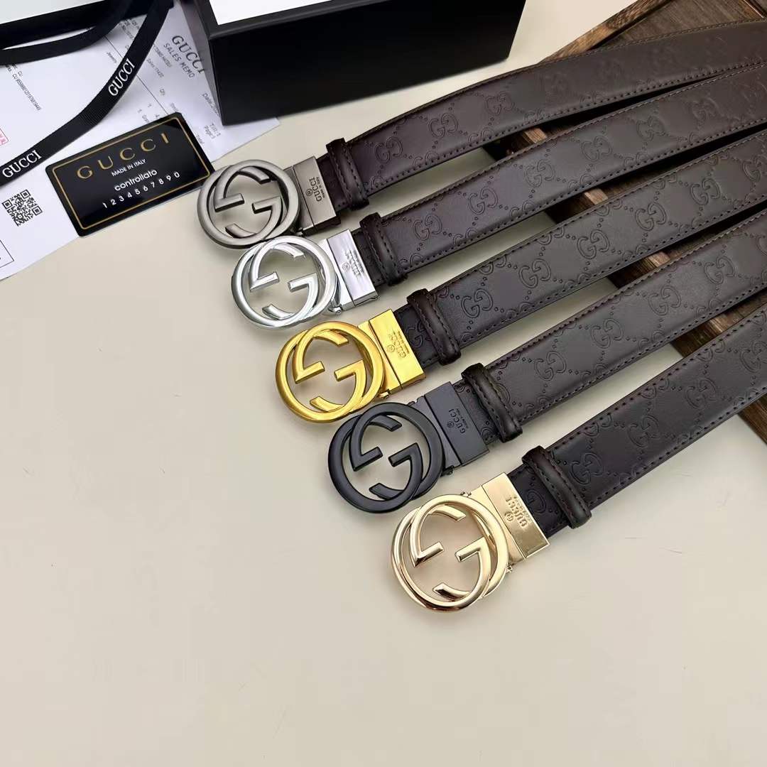 Circle Design Good Belt (Grey)