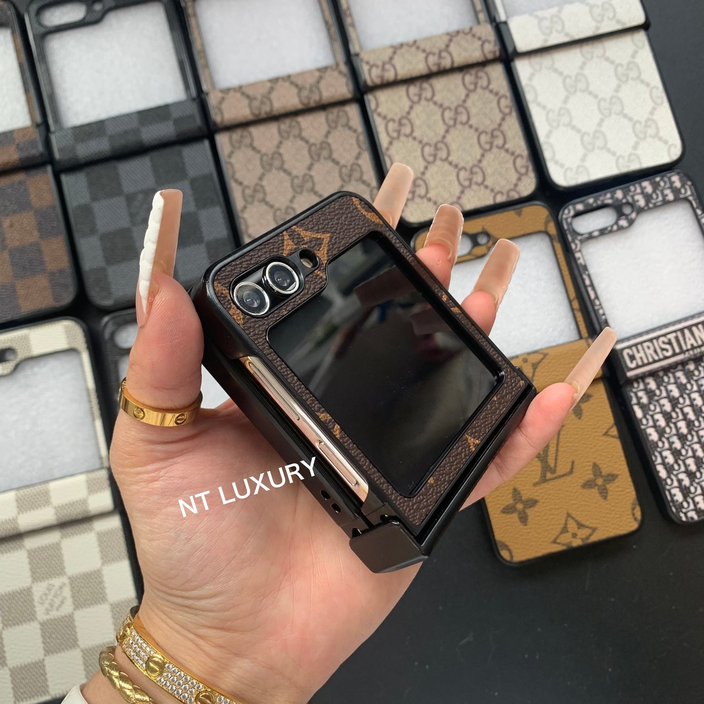 Traditional Floral Samsung Case For Z-Flip Series