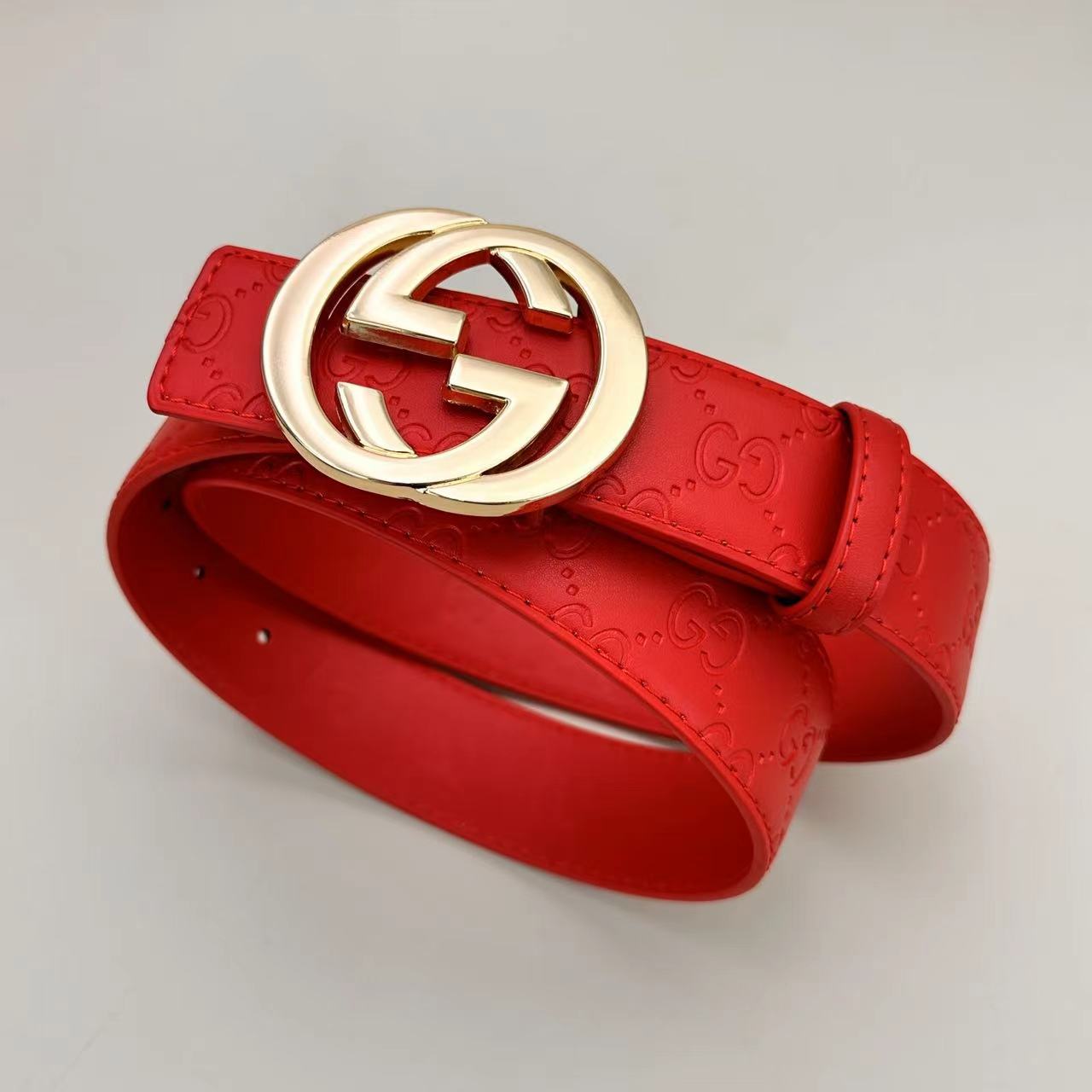 Classic Colored Good Belt (Gold Buckle)