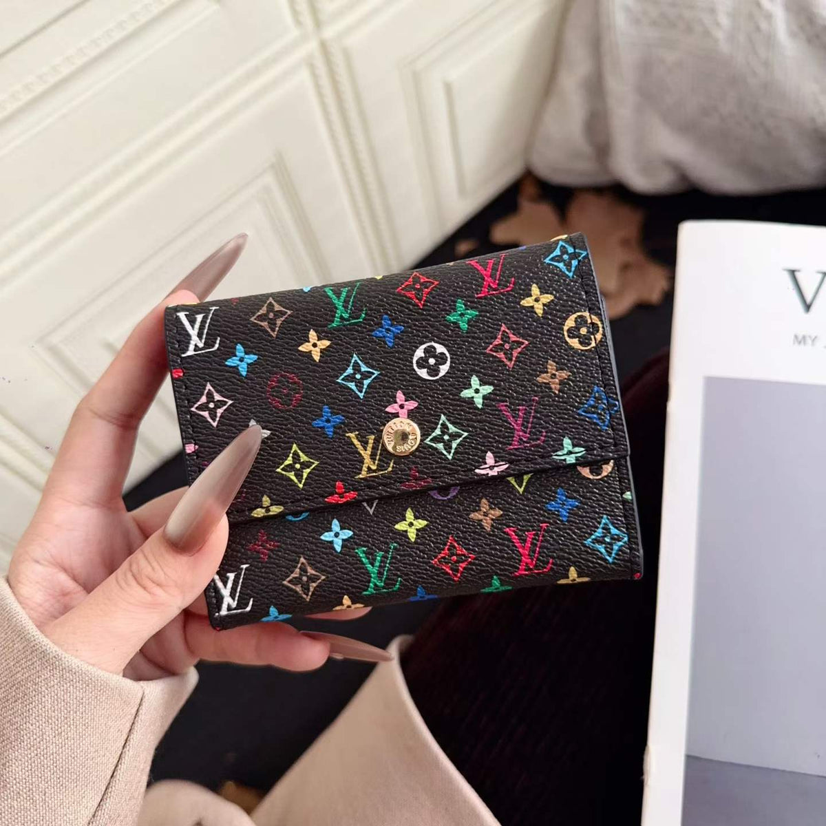 Traditional Square Design Cute Wallet