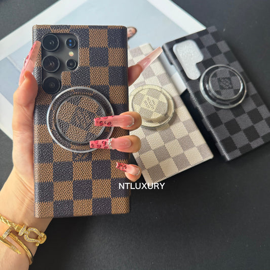 Traditional Love Samsung Case with MagSafe Holder (Latticed Love )