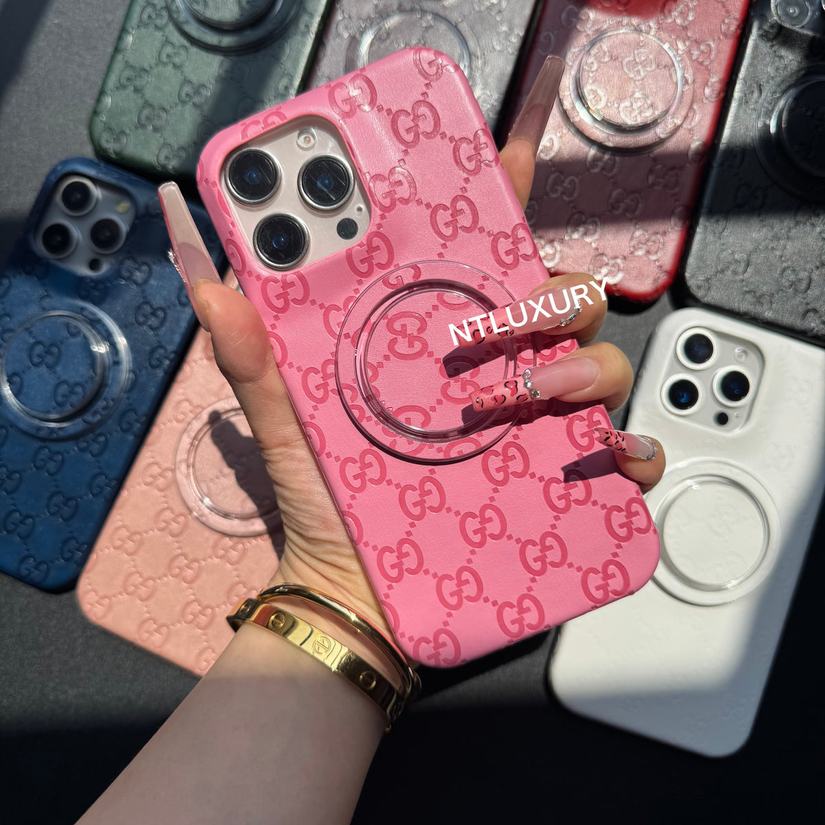 Coque iPhone "Full Press Love" avec support MagSafe