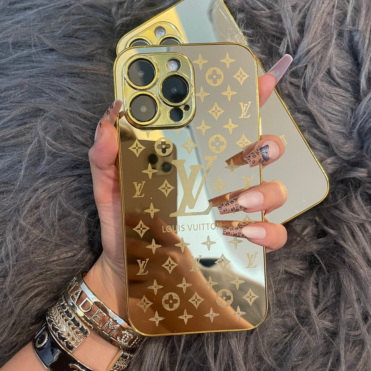 Mirror Golden Yes Love Phonecase *ONCE RECEIVED, REMOVE THE PLASTIC LAYER*