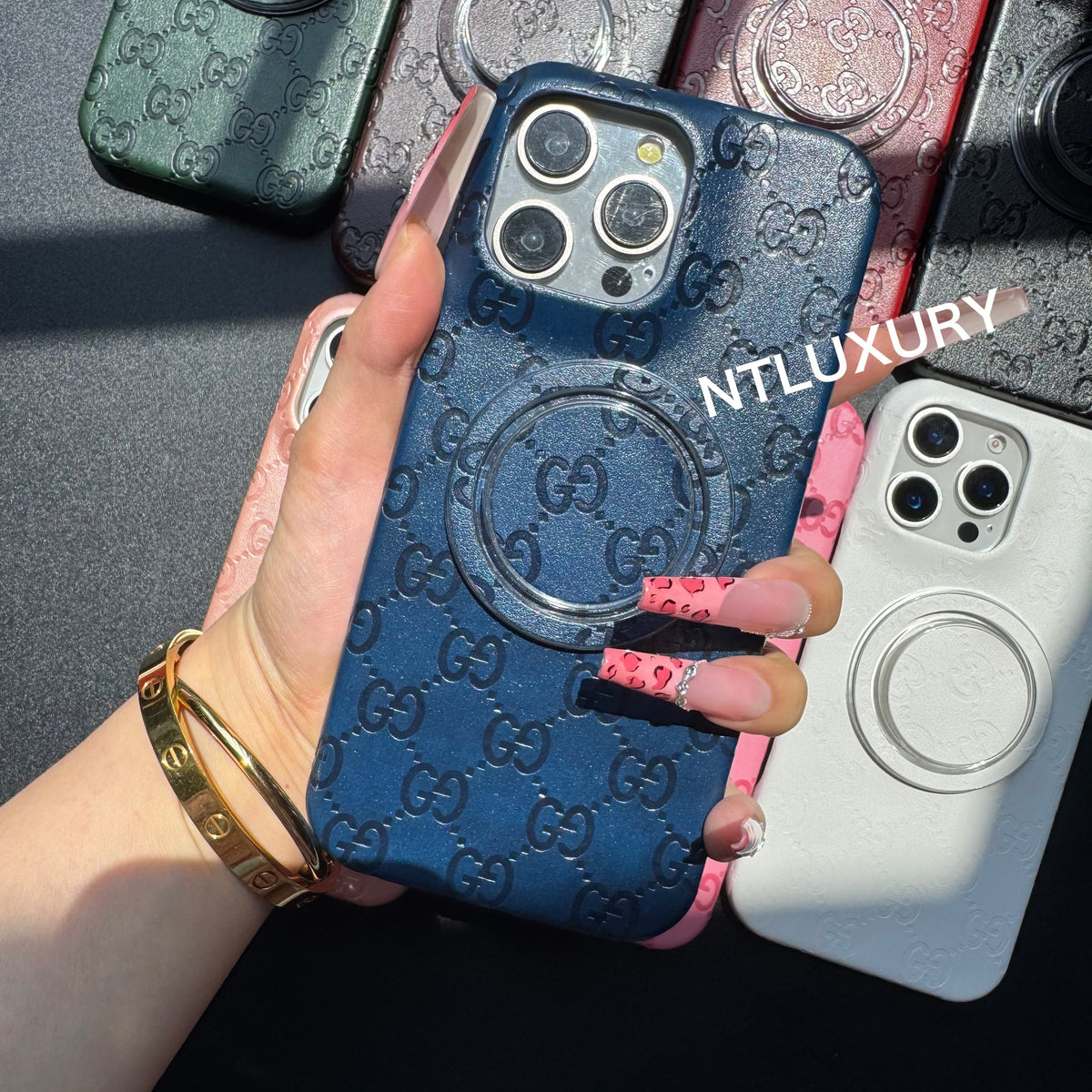Coque iPhone "Full Press Love" avec support MagSafe
