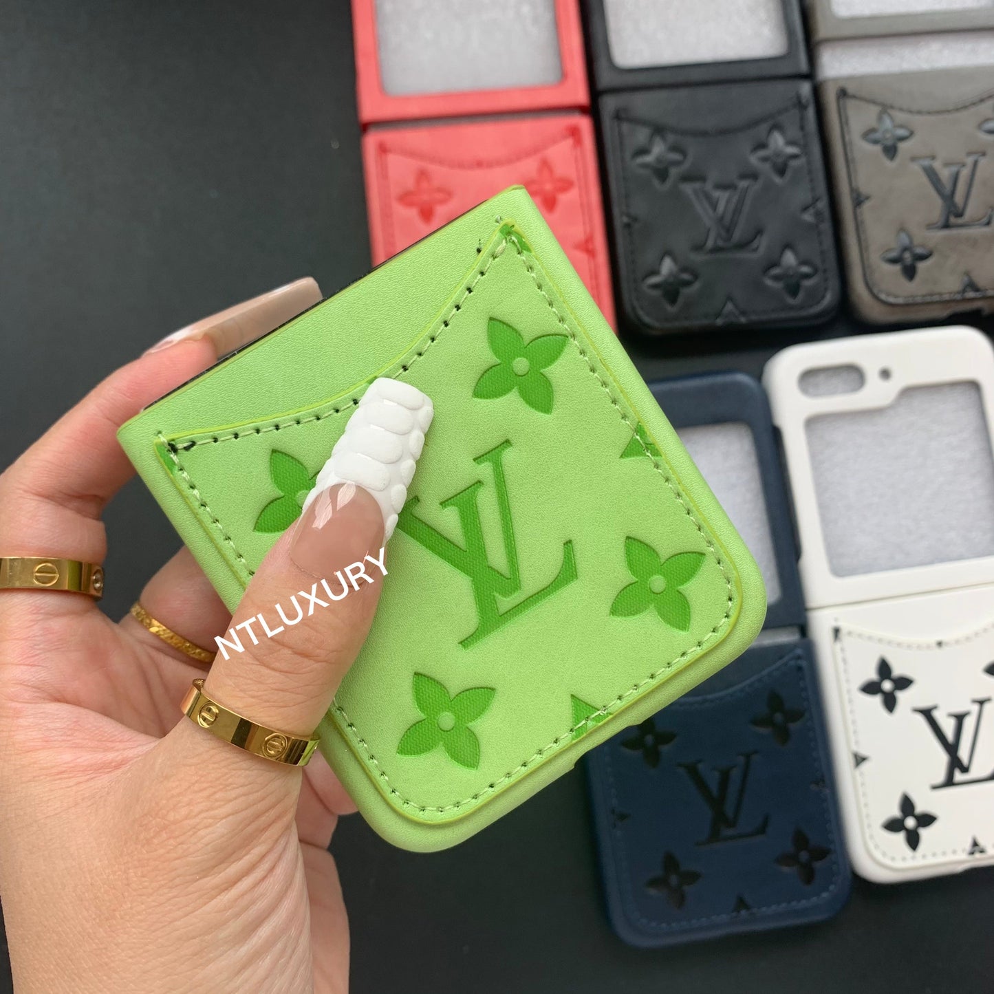 Press Love Samsung Case For Z-Flip Series with Pocket