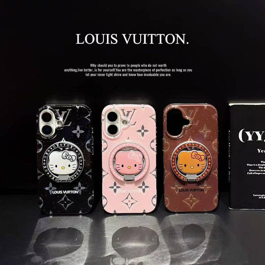 Coque de téléphone Cat Love nouveau design MagSafe avec support MagSafe
