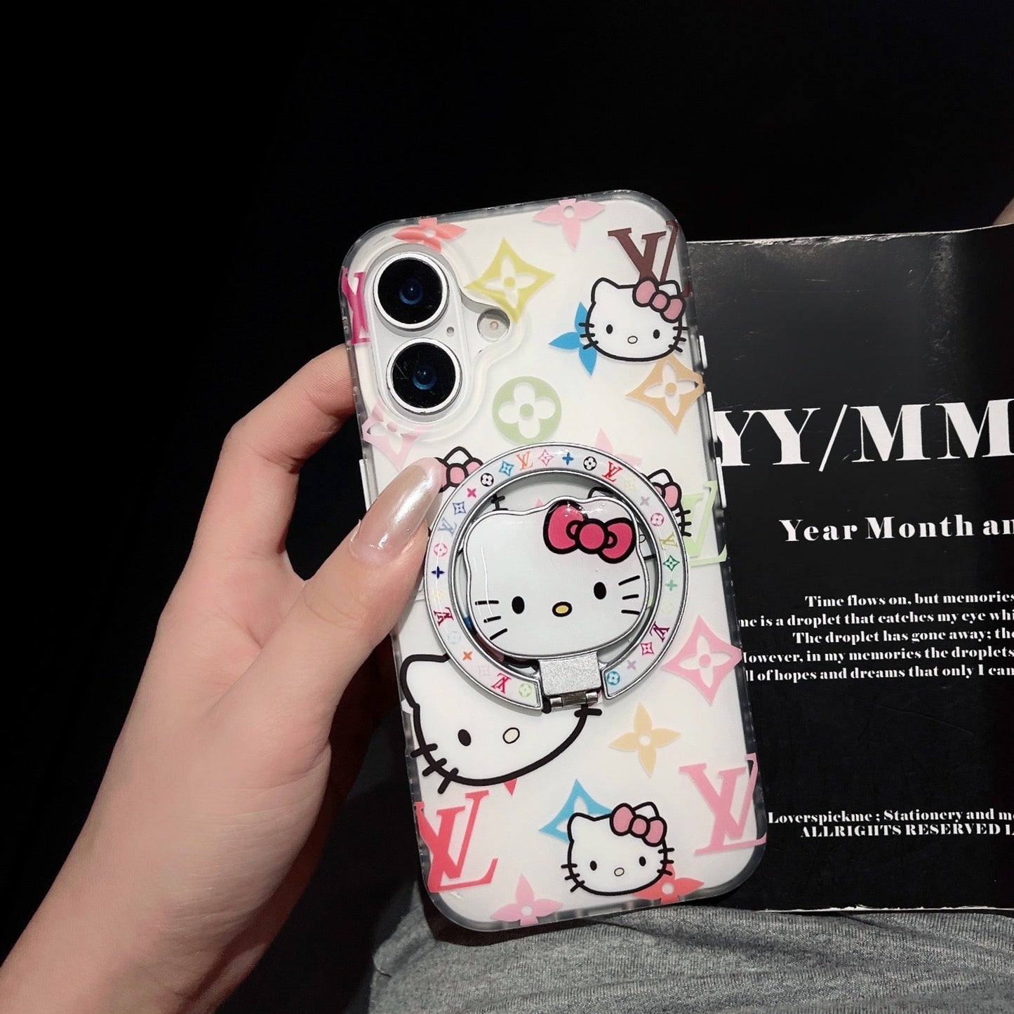 Cat Cowboy Love New MagSafe Design Phone Case with Magsafe Holder