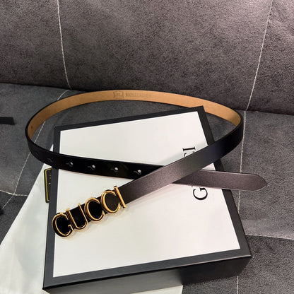 Ceinture étroite à boucle pour femme