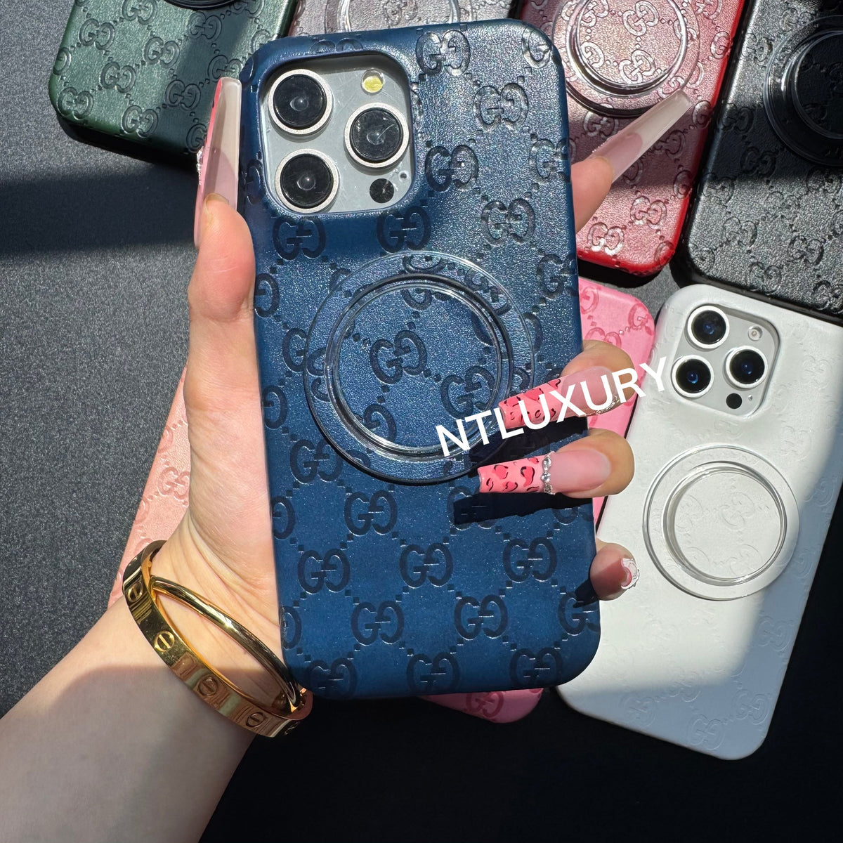 Coque iPhone "Full Press Love" avec support MagSafe